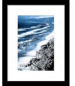 Summer Waves Cape Lookout Oregon Coast Framed Print